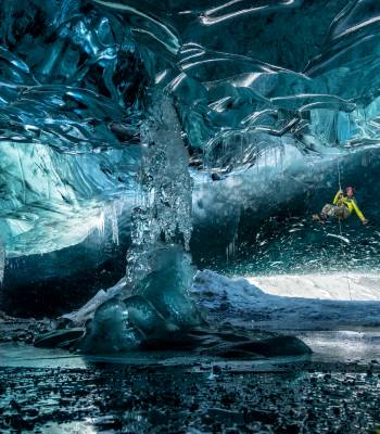 Blue Saphire Ice Cave